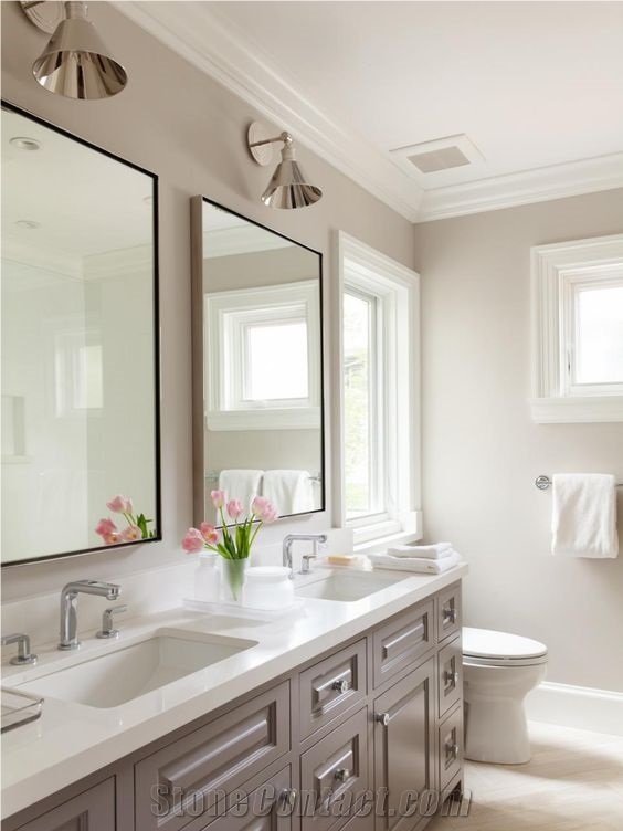 Building Material Engineered Quartz Stone Non-Porous Surface and Unique Blend Of Beauty and Easy Care for Bathroom Top and Washroom Top Projects Standard Slab Sizes 3000*1400mm and 3200*1600mm