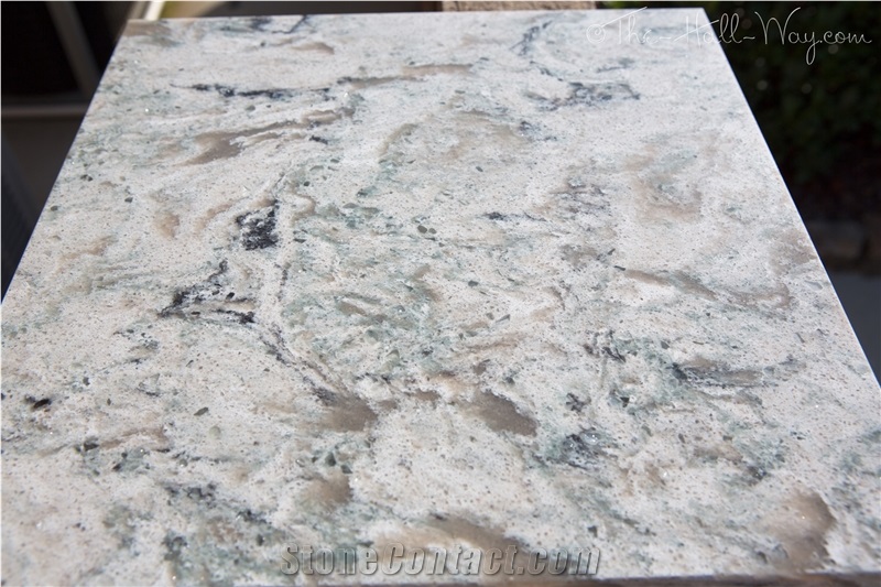 Marble Like Quartz Stone Kitchen Countertops with the Best and 100% Guaranteed Quality and Services Slab Sizes 126 *63 And118 *55 for Multifamily/Hospitality Projects