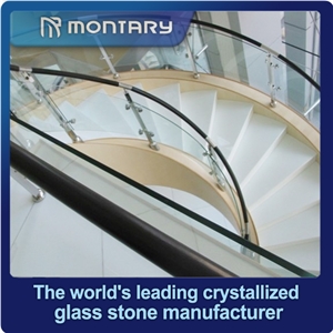 Faux Crystal Stone Staircase Indoor White Nano Stairs Design Faux Crystal Stone Staircase Indoor White Nano Stairs Design