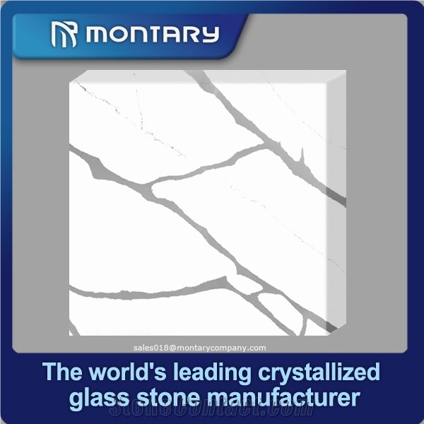 Montary Calacatta Artificial Marble Tile & Slab