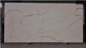 Calacatta Quartz Stone Slab & Tiles ,China Engineered Stone ,Popular Solid Surface Quartz Stone
