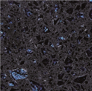 Crystal Shining Blue Quartz Stone Tile & Slab