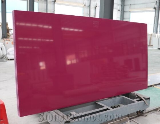 Dark Rosy Quartz Slabs/ Quartz Stone