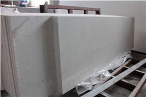 Middle White Quartz Stone Kitchen Countertop, Fabricated Quartz Stone Kitchen Counter Top, Solid Surface Quartz Stone Top,Quartz Stone Island