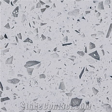 Silver Fleck Quartz/ Silver Diamond Quartz Stone