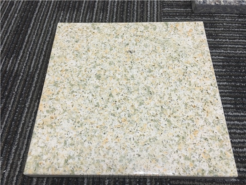Xy5202 Pine Nut Yellow Quartz Stone Tiles & Slabs, China Quartz Slabs Stone, Engineered Stone, Solid Surface Stone