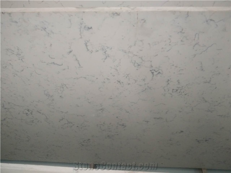 Venato Carrara White Quartz Stone Artificial Marble Quartz Stone
