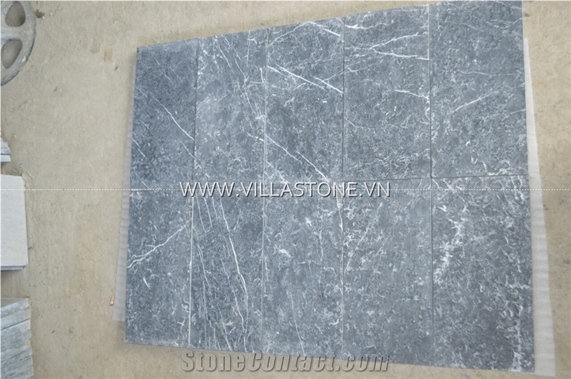 30x60 Vietnam Flamed and Brushed Blue Natural Bluestone