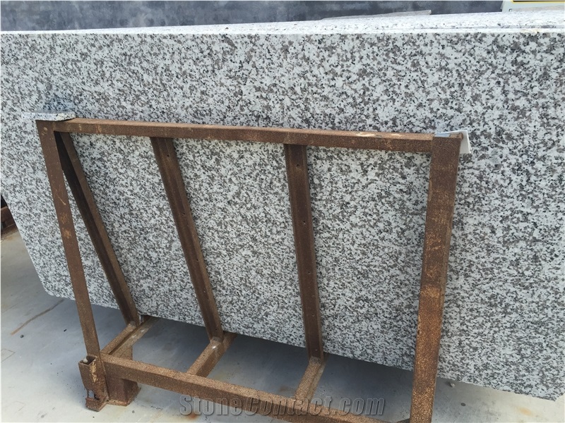 G439 Granite Island Top,Custom Countertop,White Big Flower Granite Kitchen Countertop