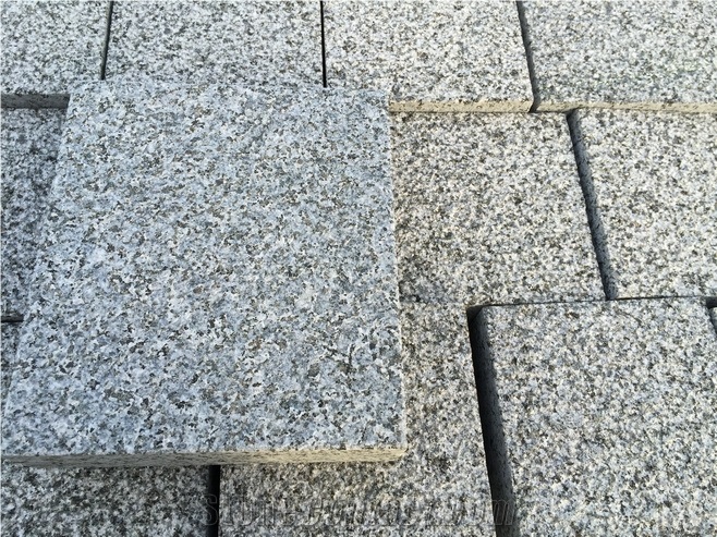 G654 Flamed Cobble Stone,Walkway Cube Stone Pavers
