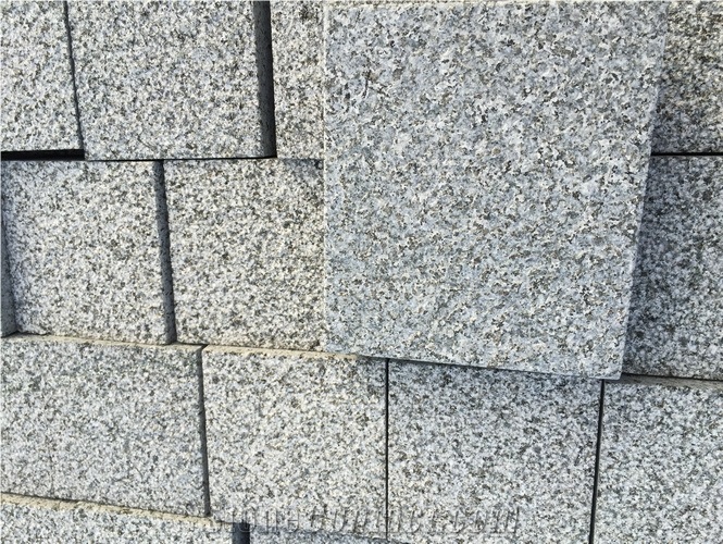 G654 Flamed Cobble Stone,Walkway Cube Stone Pavers