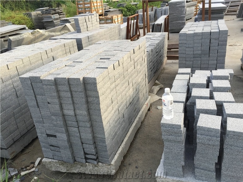 G654 Flamed Cobble Stone,Walkway Cube Stone Pavers