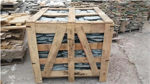 Green Slate Random Flagstones,Natural Edges Pavers,Walking Stone