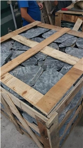 Green Slate Random Flagstones,Natural Edges Pavers,Walking Stone