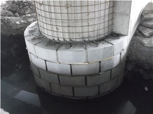 Prievidza Andesite Blocks, Slovakia Grey Andesite
