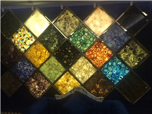 Agate Slab/Beautiful Agate Stone/Semiprecious Stone Tile & Slab