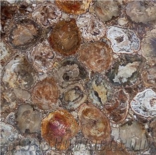 Tiles and Slabs Of Woodstone,Fossil,Crystal Natural, Pervious to Light Agate,Background Stone,Gemstone, Precious Stone