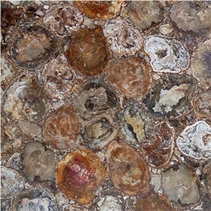 Tiles and Slabs Of Woodstone,Fossil,Crystal Natural, Pervious to Light Agate,Background Stone,Gemstone, Precious Stone