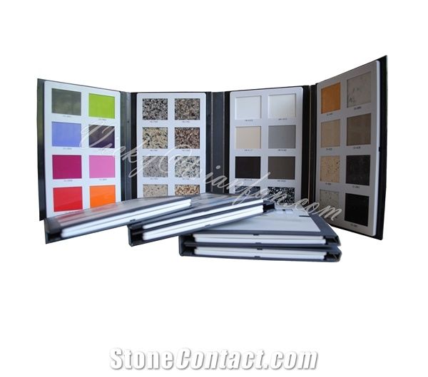  Engineered Stone Sample Book , Quartz Stone Tile Sample Box