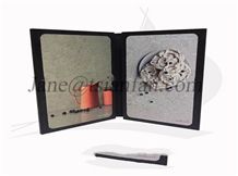 Marble Quartz Stone Sample Case - Px214