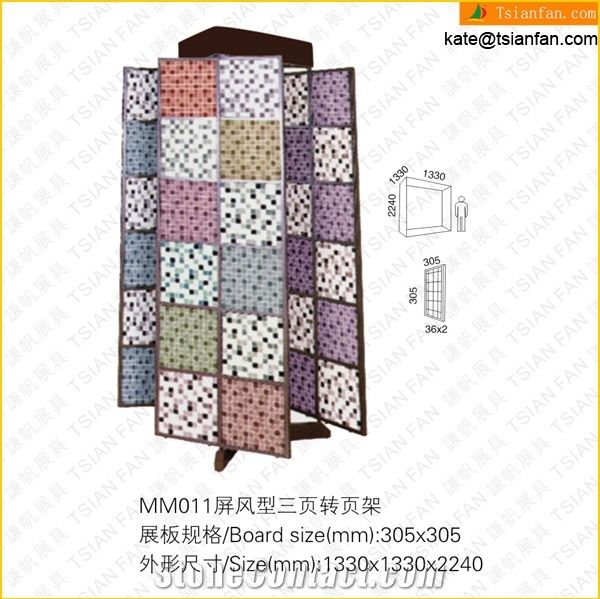 Favorable  Mosaic Stand Display In Showroom