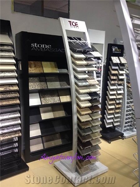Quartz Stone And Marble  Sample Display Rack