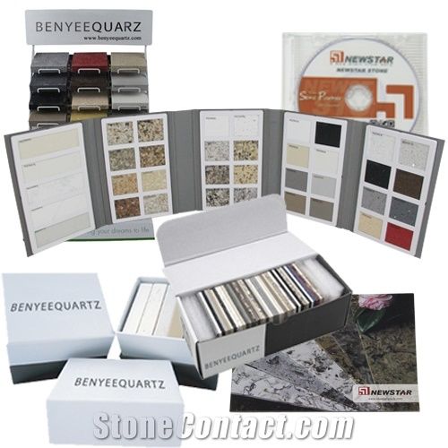 Stone sample book/ quartz stone tile /sample catalog