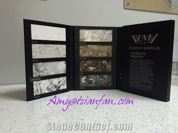 Tsianfan Custom Quartz Stone Sample Books 16