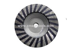 Turbo Cup Wheels with Resin Filled/Diamond Resin Cup Wheels/Stone Grinding Wheels for Smoothly Surface Polishing