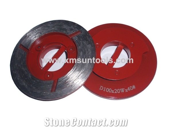 Turbo Cup Wheels with Snail Lock/Diamond Grinding Wheels for Granite, Marble/Stone Grinding Tools with Different Grits