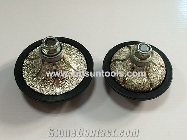 Vacuum Brazed Router Bits/Diamond Profiling Tools for Marble Engineered Stone/Edge Grinding Wheels/
