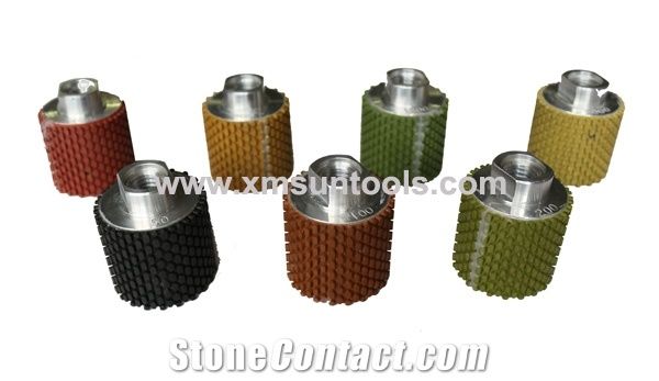 Wet Resin Drum Wheels/Diamond Zero Tolerance Wheels for Water Using/Grinding Tools for Granite Marble Engineered Stones
