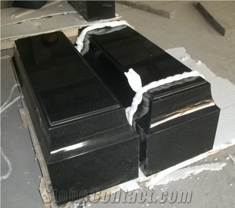 Hebei Black Granite Gravestone,Heart Stone,Handstone