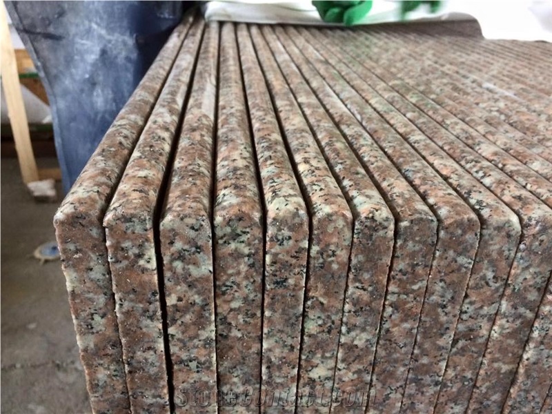 G664 Pink Granite Steps and Risers