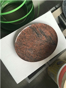 Multicolor Red Granite Fruit Plate Red Granite Dish Multicolor Red Granite Fruit Plate Red Granite Dish