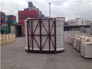 Imperial Red Granite Rectangle Columbarium