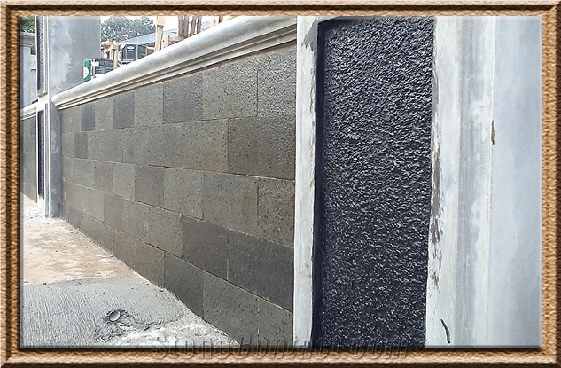 Andesit Lavastone Alor 2 Tiles & Slabs, Grey Basalt Walling Tiles