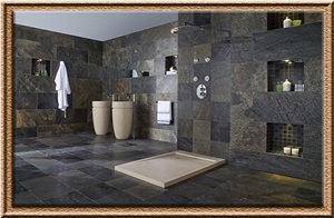 Andesit Lavastone Alor 8 Tiles & Slabs, Grey Basalt Floor Covering Tiles, Walling Tiles