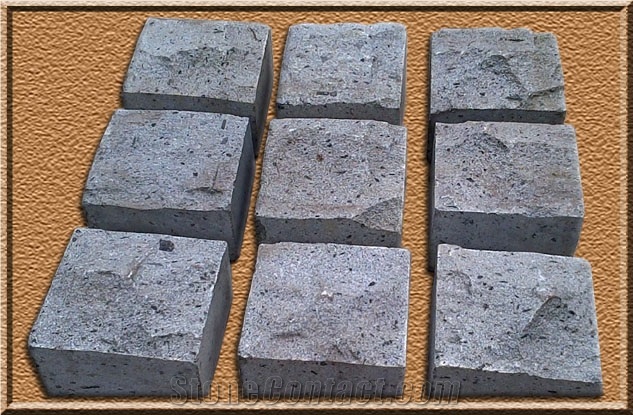 Andesit Lavastone Tiles & Slabs, Grey Basalt Floor Covering Tiles