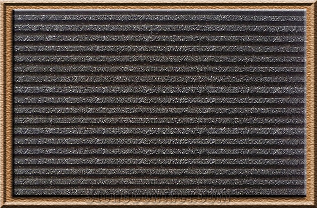 Candi Lavastone Alor 1, Black Basalt Walling Tiles, Covering Tiles