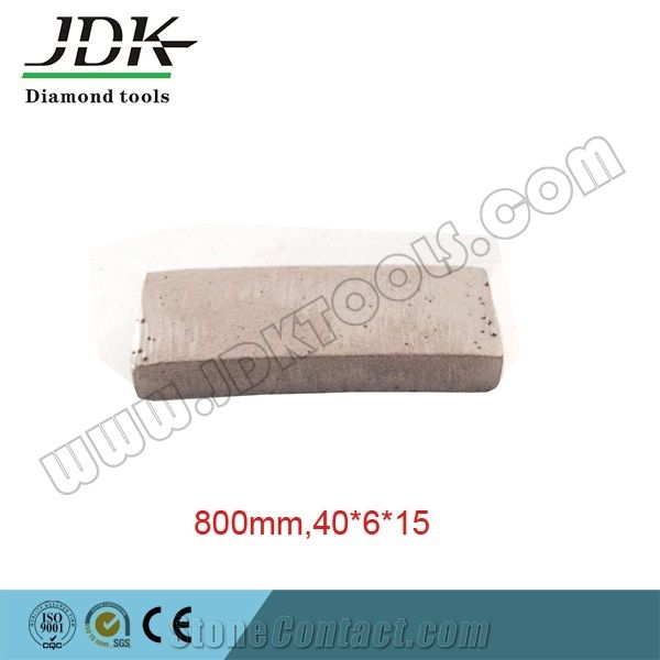 800mm Diamond Segment for Indonesia Sandstone Marble and Lava Cutting