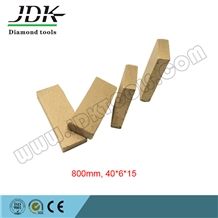800mm Jdk Diamond Segment for Yemen Sandstone/Lava/White Stone Cutting Tools