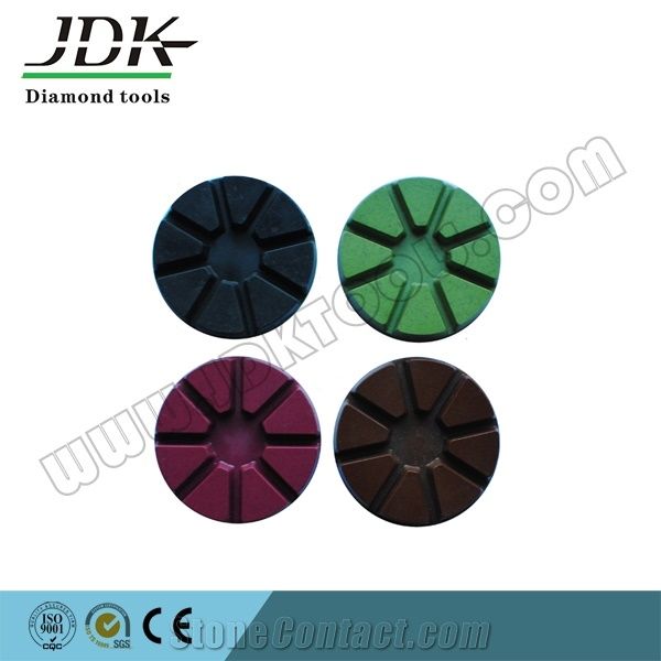 80mm Resin Diamond Polishing Pads For Concrete Grinding Tools