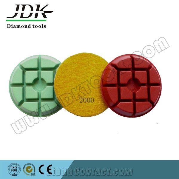 80mm Velcro Backed Diamond Floor Pads for Concrete Polishing Tools