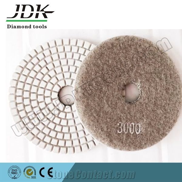 Flexible Wet or Dry Diamond Stone Polishing Pads
