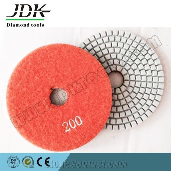 Flexible Wet or Dry Diamond Stone Polishing Pads