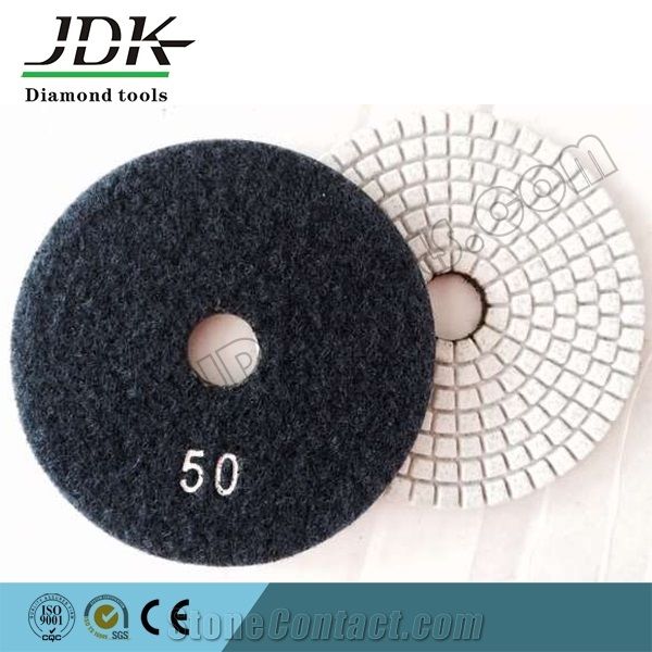 Flexible Wet or Dry Diamond Stone Polishing Pads