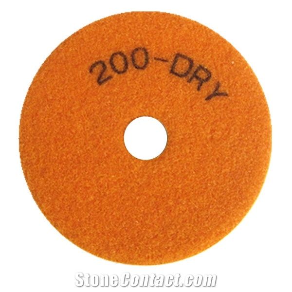 JDK Diamond Dry Flexible Polsihing Pads For Marble And Granite
