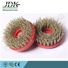 JDK Round Diamond Antique Brush for Granite