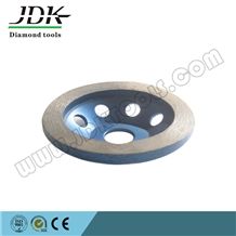 Single Raw Continuous Segment Steel Base Diamond Cup Wheel